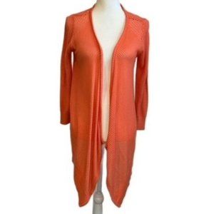 Poof Cardigan Bright Coral Color Size M